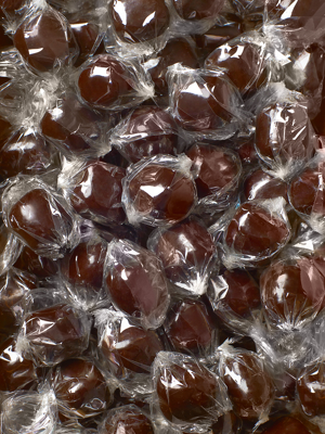Fløde & Sydesalt i chokolade - Karamelkugler i 1kg løsvæg
